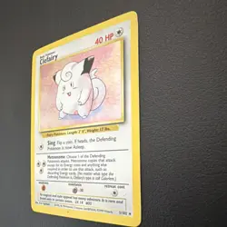 Wizards Pokemon TCG Clefairy 5/102 Base Set Unlimited Holo Rare 1999 40 HP - Image 4