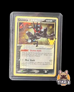 Pokemon Greninja SWSH144 Celebrations Gold Star Promo 25th Anniversary - Image 1