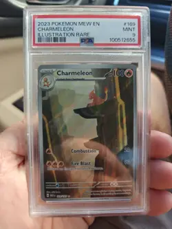 Pokemon TCG Charmeleon 169/165 Scarlet & Violet 151 Illustration Rare PSA 9 - Image 1