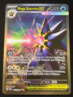 Mega Starmie EX 118/088 SIR Pokemon TCG Perfect Order - Image 1