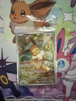 Pokemon TCG Eevee 173 Full Art Black Star Promo Prismatic Evolutions SEALED - Image 1