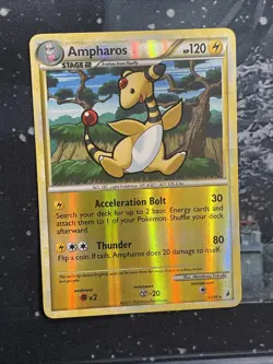 Pokemon TCG Ampharos Call of Legends 23/95 Reverse Holo Rare - Image 1