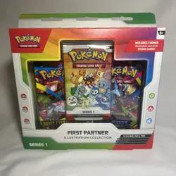 Pokemon TCG First Partner Illustration Collection Box Series 1 - Factory Sealed - Image 1