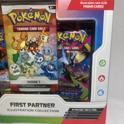 Pokemon TCG First Partner Illustration Collection Box Series 1 - Factory Sealed - Image 3