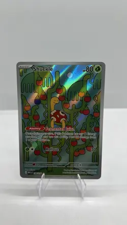 Pokemon Shuckle Me01: Mega Evolution 136/132 Illustration Rare Holo Basic 80 HP - Image 1