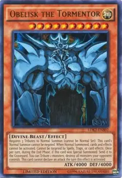 1x Obelisk the Tormentor | LDK2-ENS02 | UR | Limited | NM | YuGiOh - Image 1