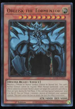 Obelisk the Tormentor EGO1-EN001 Egyptian God Deck: Obelisk the Tormentor - Image 1
