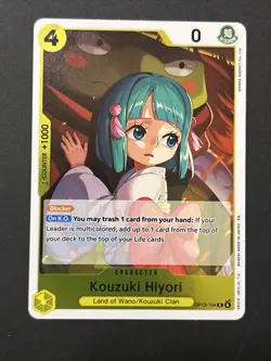 OP13-104 - Kouzuki Hiyori (R) - One Piece TCG - English - Image 1