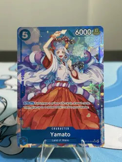Bandai One Piece Card Game Yamato OP13-054 Carrying on His Will SR Foil Alt Art - Image 1
