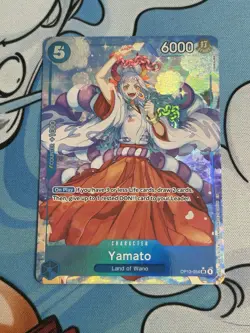 Bandai One Piece Card Game Yamato OP13-054 Carrying on His Will SR Foil Alt Art - Image 2