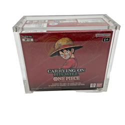 One Piece TCG OP-13 Carrying On His Will Booster Box SEALED EN w/Acrylic - Image 1