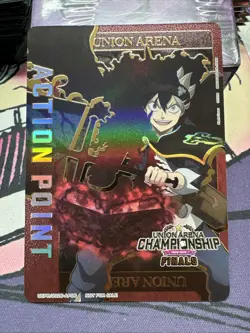 UNION ARENA - 25-26 Championship Finals Action Point - Black Clover Asta - AP06 - Image 1