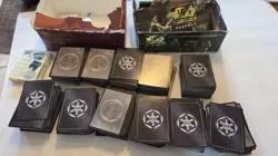 Lot of About 1100 Star Wars CCG Light/Dark Side Cards Unsorted - Image 1
