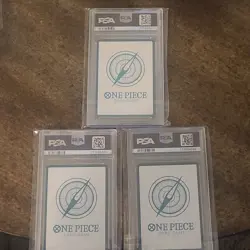 One Piece Don!! Cards Lot Roger Luffy Sabo Tin Pack Devil Fruits PSA graded - Image 2
