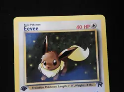 Eevee Team Rocket 55/82 1st Edition Pokemon Card NM - Image 2