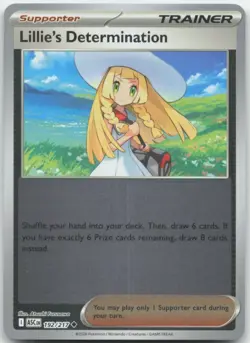 Lillie's Determination 192/217 Reverse Holo ME: Ascended Heroes Pokemon Card NM - Image 1
