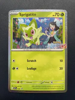 1x Sprigatito - 191 SV: Scarlet & Violet Promo Cards NM Holo Fast Shipping! - Image 1