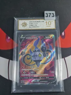 2024 pokemon cards CHN. Chandelure VMAX 134/132 SR-P gold 10 - Image 1