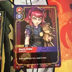 Annie Dark Child OGS 017/024 Proving Grounds Riftbound TCG Bundle - 7 cards - Image 2
