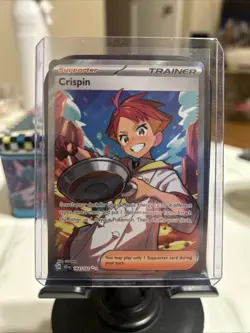 Pokemon TCG Crispin Trainer Supporter Card Stellar Crown 164/142 - Image 1