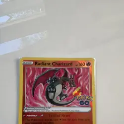 Pokemon Trading Card Radiant Charizard 011/078 Pokemon GO Holo Radiant Rare - Image 5