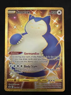 Snorlax 224/198 Secret Rare Chilling Reign Pokemon Card - Image 1