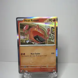 Pokemon Heat Rotom 013/091 SV: Paldean Fates Rare Holo 90HP Card - Image 1