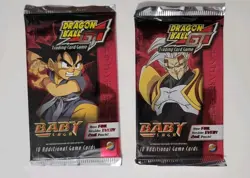 Dragon Ball GT Baby Saga 10 Card Booster Pack X2 (2004) Factory Sealed - Image 1