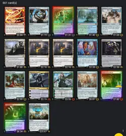 Magic The Gathering Card Lot Includes 661 Cards - Image 1