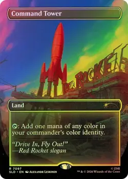 Command Tower (7097) Fallout Foil MTG Magic The Gathering - Image 1