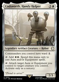 Codsworth, Handy Helper Universes Beyond: Fallout MTG Magic The Gathering - Image 1