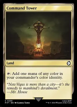 Command Tower Universes Beyond: Fallout MTG Magic The Gathering - Image 1