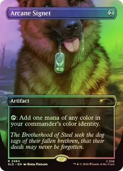 Arcane Signet (2464) Fallout Foil MTG Magic The Gathering - Image 1