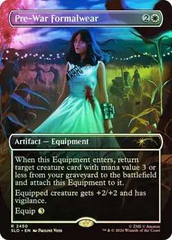 Pre-War Formalwear Fallout Foil MTG Magic The Gathering - Image 1