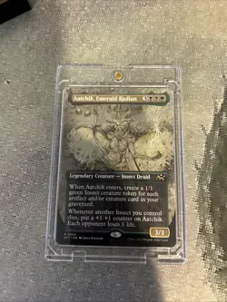 MTG Aatchik, Emerald Radian (Borderless) - Aetherdrift (DFT) #360 MTG - Image 3