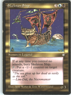 Skeleton Ship MP Ice Age Multicolor Legendary Mtg Magic English Regular - Image 1