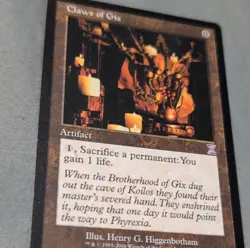 Wizards of the Coast Claws of Gix Artifact Timeshifted Colorless 107 Special - Image 1