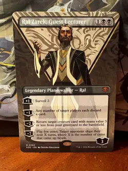 Ral Zarek, Guest Lecturer (Borderless) Secrets of Strixhaven Regular - Image 1