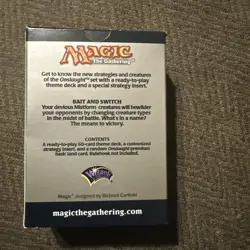 MTG Magic Onslaught BAIT AND SWITCH Theme Deck ~ Open - Image 2
