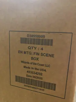 Magic the Gathering Final Fantasy Scene Box Set of 4 Factory Sealed CASE Display - Image 2