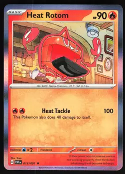 Heat Rotom 013/091 Pokemon SV: Paldean Fates Holo Rare NM - Image 1