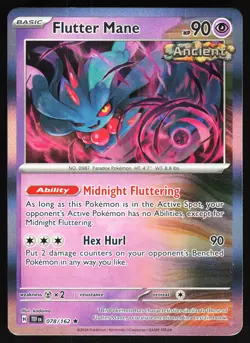 Flutter Mane 078/162 Pokemon SV05: Temporal Forces Holo Rare NM - Image 1