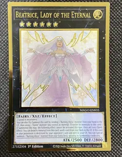 YuGiOh! - Beatrice, Lady of the Eternal MAGO-EN035 Premium Gold 1st Edition NM - Image 1