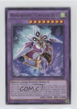 Windwitch - Crystal Bell 1st Ed. YuGiOh Raging Tempest #RATE-EN040 - Image 1