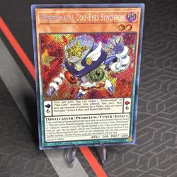 Yugioh Performapal Odd-Eyes Synchron BLLR-EN004 Secret Rare 1st Ed - Image 1