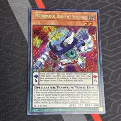 Yugioh Performapal Odd-Eyes Synchron BLLR-EN004 Secret Rare 1st Ed - Image 2