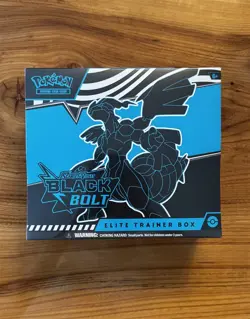 POKEMON TCG SCARLET & VIOLET BLACK BOLT ETB ELITE TRAINER BOX FACTORY SEALED - Image 1