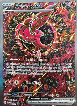 The Pokemon Company Oricorio EX 024 Mega Evolution Promo Full Art Holo 190 HP - Image 1