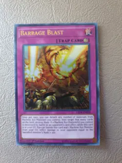 YUGIOH BARRAGE BLAST ULTRA RARE LED4-EN038 1ST ED NM - Image 1