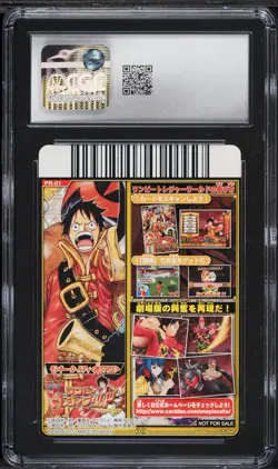 One Piece Luffy LOW POP 2012 CGC 10 PR-01 Bandai OnePy Treasure World - Image 2